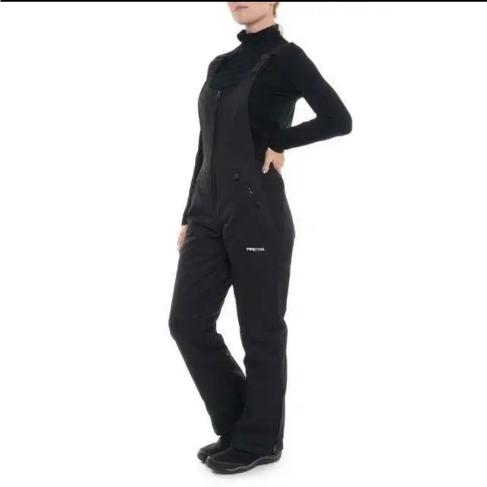 Arctix Womens Black Essentials Outdoors Bib Hiking Ski Snow Overalls Sz Plus 1X